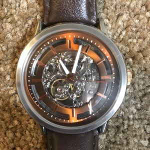 KENNETH COLE MEN'S AUTOMATIC SKELETON WATCH KC1718